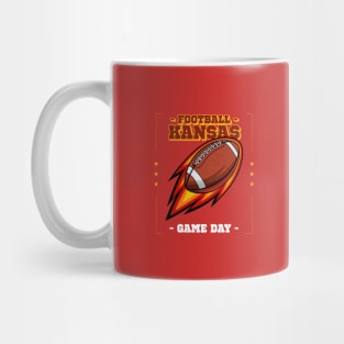 love Football Kansas City Football Mug